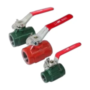 2 Piece Threaded Oilfield Ball Valve 2000 PSI