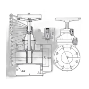 AWWA C515 / C509 Non-Rising Stem Resilient Seat Gate Valve
