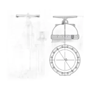 Big Size Resilient Seat Gate Valve
