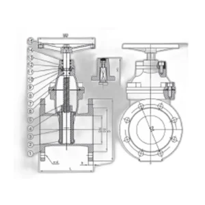 BS5163 / BS664 / BS665 Resilient Seat Gate Valve