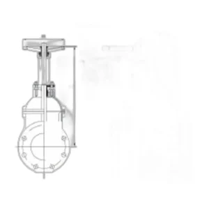 MG04 DIN3352 F4 PN10/PN16 Rising Stem Metal Seat Gate Valve