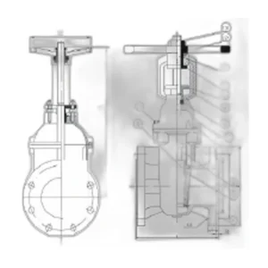 MG06 BS5163 PN10/PN16 Rising Stem Metal Seat Gate Valve