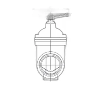 PVC Socket Ends Resilient Seat Gate Valve
